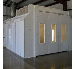 RTT Engineered Solutions Enclosed Industrial Paint Booth